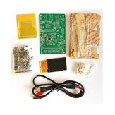 Kit de osciloscópio digital DIY, peças para DIY, osciloscópio digital elétrico de bolso, eletrônica portátil 1Msps