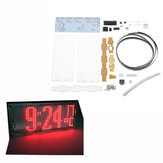 Kit orologio digitale LED a luce controllata fai-da-te con temperatura Display Kit modulo orologio digitale