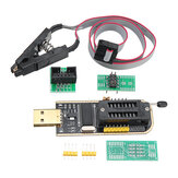 CH341A 24/25 Series EEPROM Flash BIOS USB Programista + Moduł adaptera klipu SOIC8 SOP8