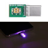 Płyta lampy dezynfekcyjnej UV typu C port USB 5V, przenośna, szybka dezynfekcja diodowa LED UVC dla telefonu.