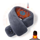 Cachecol elétrico aquecido TENGOO 3 níveis de aquecimento 4 modos de massagem ajustáveis Inverno quente recarregável por USB Colarinho de pelúcia