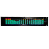 LED2015 Miernik poziomu spektrum muzycznego z wieloma trybami, z równością DSP, pobieraniem głosu, kolorową powłoką z akrylu