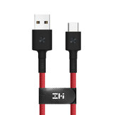 Original ZMI AL431 Braided USB Type-C 2M Charging Phone Data Cable from Eco-System for Samsung Oneplus 5T