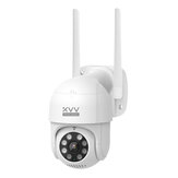 Xiaovv APP 1080P HD vízálló 270° PT IP kamera kültéri vezeték nélküli WiFi kamera Otthoni babamonitorok Infravörös éjjellátó Kétirányú audio