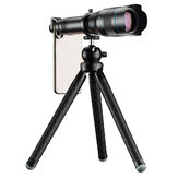 APEXEL Universal HD 60X Telefonkamera-Objektiv Teleskopobjektiv Super-Telezoom-Monokular mit ausziehbarem Stativ-Fernbedienung für Mobiltelefone Smartphone