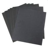7 piezas de papel de lija 230x280 mm. Grano 400-1200. Papel de lija impermeable húmedo y seco.