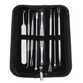 YFM® 8Pcs Kit de ferramentas de agulha de acne de aço inoxidável de espinha de removedor de cravo