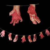 ハロウィーンの血のガーランド四肢のパーティーの装飾