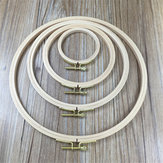 7 Wooden Hoops for Embroidery, cross stitching and sewing. Wood crafts and frames for machine tool.