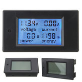 Medidor de energia digital multifuncional CC de 100A módulo de monitoramento de volts e amperes 6.5V-100