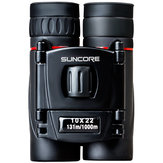Suncore 10 x 22 hd outdoor camping binocular zoom dia visão noturna telescópio ocular