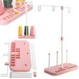 Pink Three Spool Thread Stand Holder Household Sewing Machine Accessories