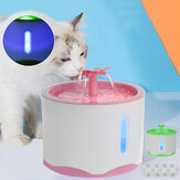 2.6L inteligentny kot wodny dozownik wody dla psa podajnik płynąca fontanna do filtrów domowych pijący ze świecącą cichą pompą LED zapobieganie spalaniu na sucho projekt