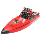 TY XIN 725 2,4G 30km/h RC hajó Jet Speedboat felborult Reset Vízálló LED fény Távirányító hajó magas sebességű járművek Modellek