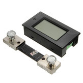 DC 100A LCD Voltage Current Meter Bateria De Carro Painel Monitor De Potência Com Shunt