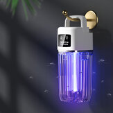 Lâmpada elétrica fotocatalítica USB para capturar insetos e mosquitos com armadilha Bug Insect Zapper, luz noturna LED silenciosa, controle de pragas e repelente para matar mosquitos para casa, quarto e exteriores