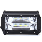 5 Inch 72W Waterproof IP67 LED Light Bar Flood Spot Combo Off Road Car Driving Lamp 10-30V