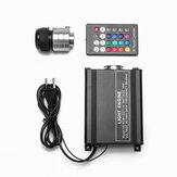 16W RGB Flash LED Fiber Optic Star Ceiling Lights Source Engine Driver with 24RF Remote Controller
