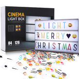 JETEVEN A4 LED Combinatie Licht Box Nachtlicht DIY Letter Symbool Kaart Decoratie USB/Batterij Aangedreven Berichtenbord