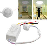 Interruptor de Control de Luz Inteligente Automático de Sensor de Movimiento Corporal Infrarrojo IR 220V 5-8M