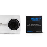TELESIN 2pcs 3.85V 1400mAh Li-ion Battery with Dual Charger for Yi 4K Sportscamera