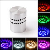 3W LED-Zylinder-Kreativ-Wandleuchte 95-265V Aluminiumdecke Gang-Wandlampe Eingang Hintergrund KTV-Lichteffekt