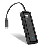 Pinrui 6 in 1 USB-hub 4-poorts USB3.1 Gen 2-expander met SD/TF-adapter laptop dockingstation