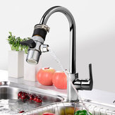 Robinet à bulleur économiseur d'eau pour cuisine et salle de bain, tête de robinet pivotante avec filtre et valve de dérivation