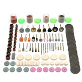 Kit de accesorios para herramienta rotativa de 228 piezas para mini taladro eléctrico y herramienta abrasiva