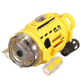 O submarino infravermelho de Silverlight Controle Remoto RC com câmera 0.3MP e a luz alimentam o brinquedo dos peixes para crianças 