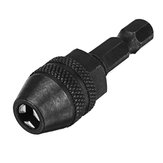 Drillpro 0.5-3.5mm Keyless Drill Chuck 3 Claw Clamp Chuck 1/4 Inch Hex Shank Drill Adapter