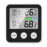 Medidor de temperatura y humedad interior Lcd electrónico Digital Pantalla de alta precisión multifuncional para el hogar