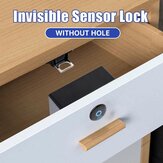 Intelligente elektronische Schlösser für Kleiderschrankmöbel mit unsichtbarem Sensor-Schubladenschloss EMID IC Card Drawer Digital Cabinet