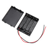 4 Steckplätze Nr. 7 AAA Batterie Box Batterie Halterplatine mit Schalter für 4 x AAA Batterien DIY Kit Case