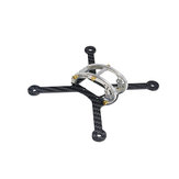 KINGKONG/LDARC FPV EGG 136mm Racing Drone Spare Part Frame Kit With 4 Pairs 2840 Propeller for FPV RC Drone