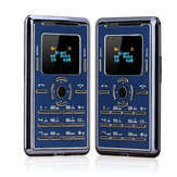 AEKU C5 0,96 inch 320 mAh Trillingen bluetooth MP3 Ultra dunne lage straling Pocket Mini kaart telefoon
