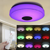 33CM 100W bluetooth WIFI LED plafondlamp RGB Muziek Speaker Dimbaar Licht APP Afstandsbediening 110-245V