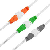 2 Pin Oranje Groen Grijs Connector Draad Kabel voor Mannelijke Vrouwelijke LED Stripverlichting