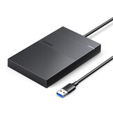 UGREEN 2,5-Zoll-SATA-Festplattengehäuse mit USB 3.0/Micro-B 3.0 Externe Solid State Disk-Box 5Gbps 6TB Max HDD SSD Mobiles Festplattengehäuse Unterstützung von UASP S.M.A.R.T. Schlafmodus CM471