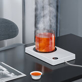 Chauffe-tasse constant à 55 degrés Celsius avec un réchauffeur d'eau autotapisique pour une tasse chaude au bureau ou en dortoir.