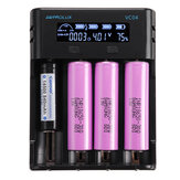 Astrolux® VC04 Micro Type-C 2A Carga rápida Li-ion Ni-MH Batería Corriente del cargador Cargador USB opcional para 18650 26650 21700 AA AAA Batería