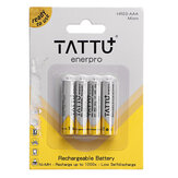 4 piles rechargeables TATTU 1.2V 800mAh AAA NIMH pour RC Drone