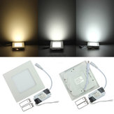 Đèn LED Panel tiết kiệm năng lượng 6W, mỏng với độ sáng điều chỉnh, hình vuông