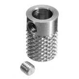 DIY Feeder Knurled Wheel Extruder Drive Gear Stainless Steel For 3D Printer Accessories