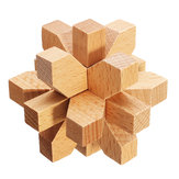 Kong Ming Lock Kinder Kinder Spielzeug Montage 3D Puzzle Cube Herausforderung IQ Gehirn Holz Spielzeug