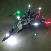 Szimulációs navigációs lámpák LED fény 2S-3S fesztávú fix szárnyú repülőgépekhez és RC drónokhoz.