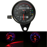 Medidor de velocidad de odómetro de señal LED doble universal para motocicletas