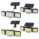 Solar Işık Dış Mekan LED/COB Kablosuz Hareket Sensörü Işık Bütünleştirilmiş/Ayrı Tasarım Geniş Açı 3 Aydınlatma Modları IP65 Su Geçirmez Bahçe Solar Lamba