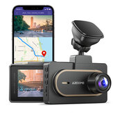 AZDOME M27 1080PダッシュカムカーDVRリアカメラ内蔵GPS WIFI Gセンサー3インチIPSスクリーンドライブレコーダーパーキングモニターループ録画