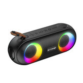 سماعة بلوتوث BlitzWolf® BW-X11 سماعة لاسلكية بقوة 20 واط مع أضواء RGB ملونة وصوت باس قوي ومقاومة للماء IPX6 ومصرف الطاقة والتي أس بها بطاقة TF و AUX سماعة محمولة للخارج